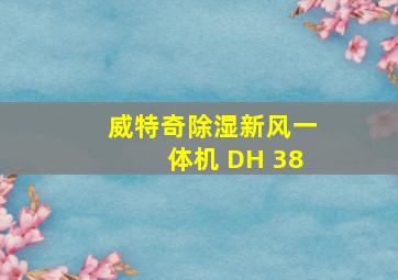 威特奇除湿新风一体机 DH 38